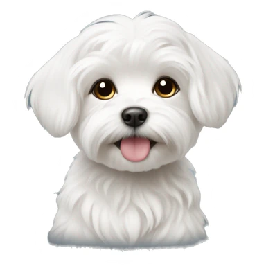  Maltese puppies  sticker