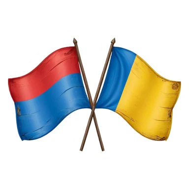 poland ukraine flag sticker