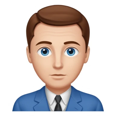 Jack Haley (1897-1979) with blue eyes, brown hair sticker