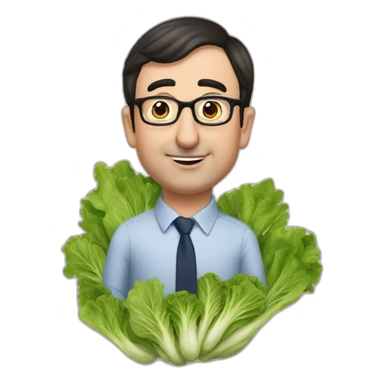 john oliver in love with lettuce sticker