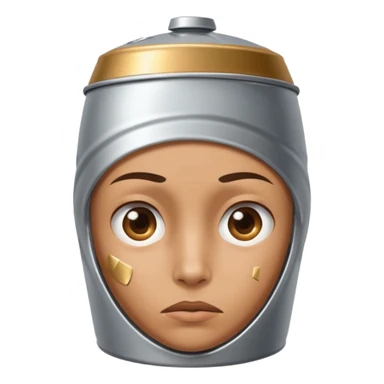 no expression tincan sticker