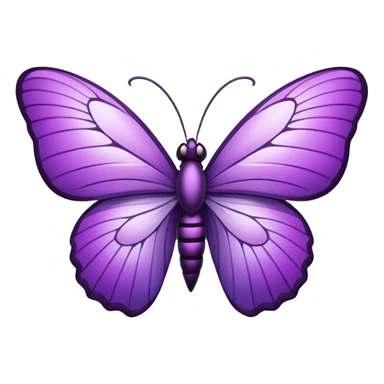 Mariposa morada sticker