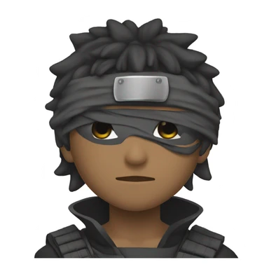 Cool ninja anime sticker