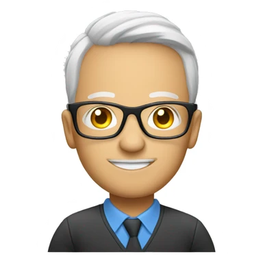 white soccer coach with eyeglasses holding a chart sticker