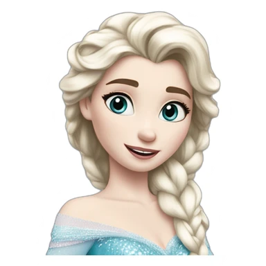 Elsa reine des neiges sticker