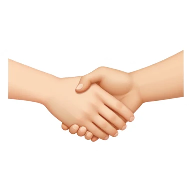 Two people holding hands representing trust and connection sticker
