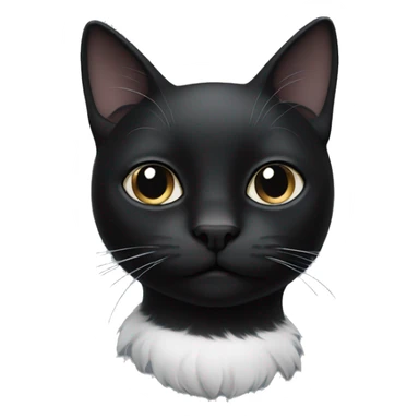 Black cat with white feet’s  sticker