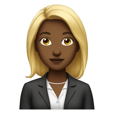 Political science girl sticker