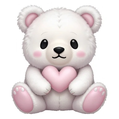 a-fluffy-toy-teddy-with-a-light-pink-colored-shell-and-ears-and-a-big-white-face-and-round-white-bear-feet,-with-a-cute-black-closed-eyes-and-mouth sticker