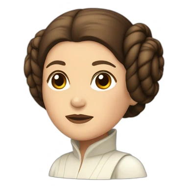 Leia star wars sticker