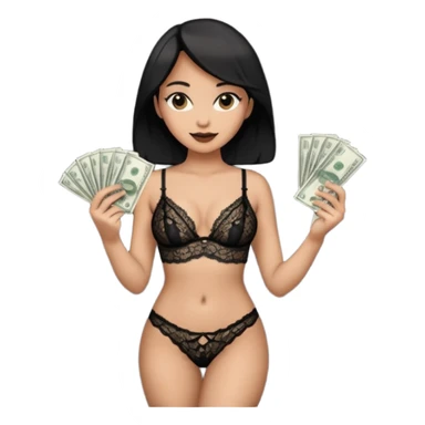 Erotic Sex money full height  sticker