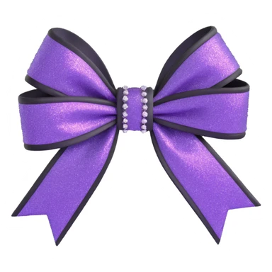 sparkly bow sticker