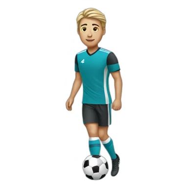Footballeur sticker
