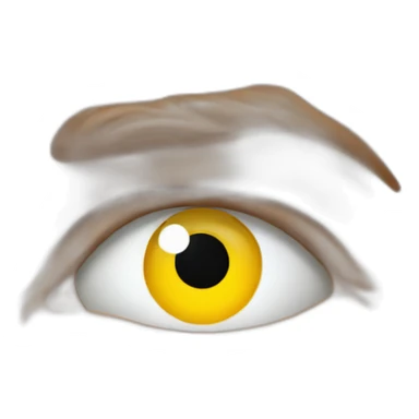 macron avec un seul oeil sticker