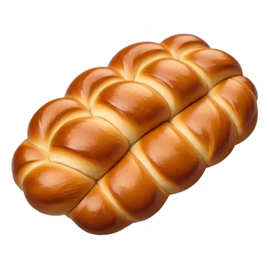 challah bread braided loaf golden brown appetizing sticker