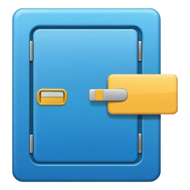 electronic card open a door sticker