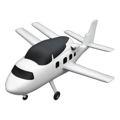 cirrus aircraft with no wheels sticker