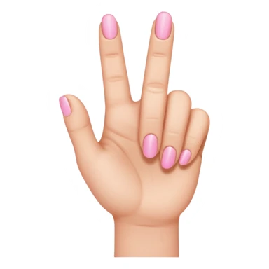 Pinky sticking up sticker