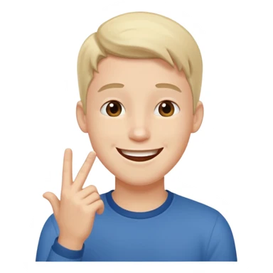 garcon blanc qui discute avec des plusieurs amis sticker