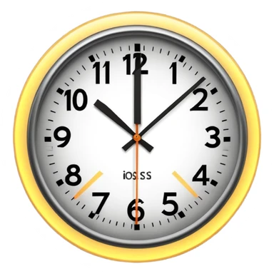 A close-up of a clock with sharply defined numbers and glowing hands, captured in dramatic lighting. The second hand is blurred into multiple trailing streaks to show rapid ticking, creating a sense of urgency and fast-passing time. sticker