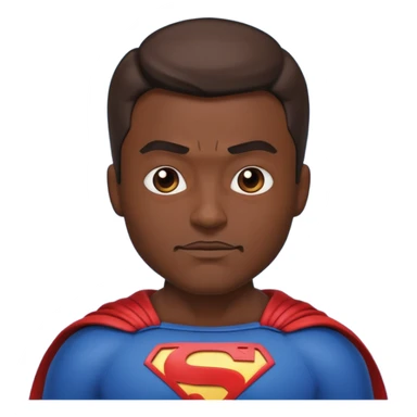 Generate super hero abstract emoji, father in superhero family sticker