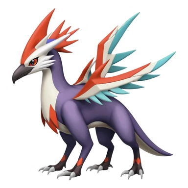  Nargacuga-Latias-Noivern-Silvally-Pokémon-Fakémon-fusion (full body) sticker