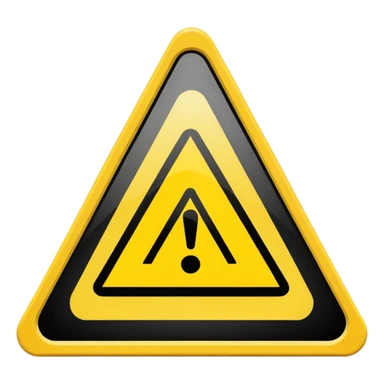 Warnschild (achtung) und unterbezahlt b sticker