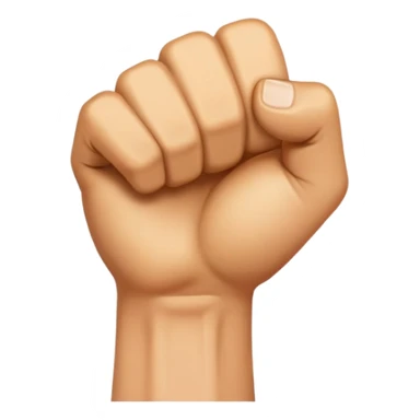 Fist moving very fast sticker