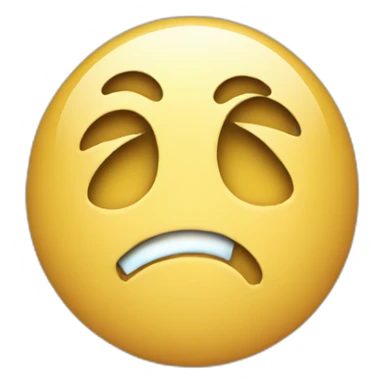 thinking emoji with curiosity and question mark sticker