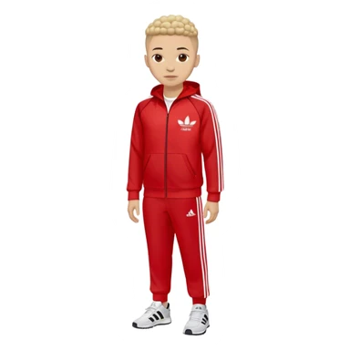 adidas red tracksuit sticker