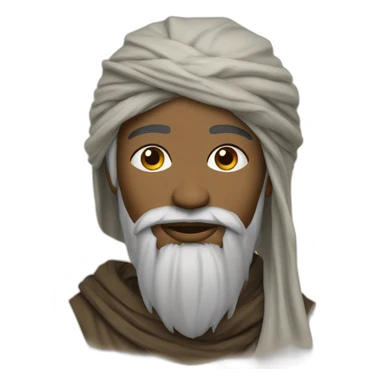 tuareg with a goatee sticker