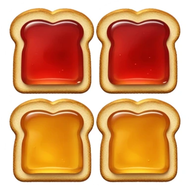 toast with jelly sticker