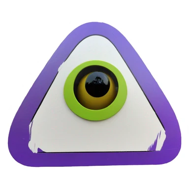 Susan’s Painted wooden flattened UFO alien spaceship shaped birdhouse - -no emoji  sticker