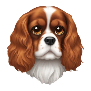 Cavalier king charles tricolore sticker