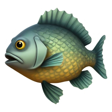 fat guy with fish head sticker