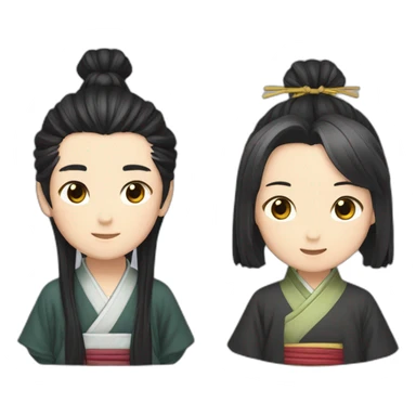 Wei wuxian and Lan wangji sticker