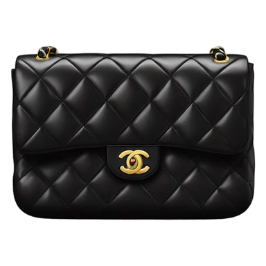 Chanel Classic Flap Bag Black sticker