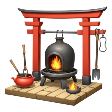 A Japanese forge sticker