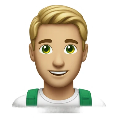 portrait of smiling couple green eyes  sticker