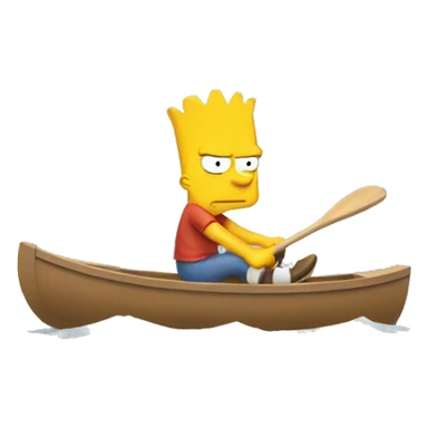 Guy punting Bart simpson sticker