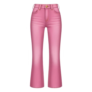 Pink wide belly bottom jeans sticker