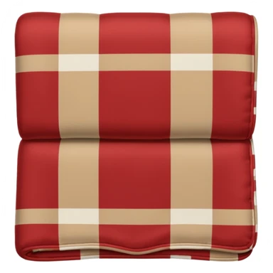 burberry plaid blanket folded  sticker