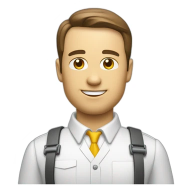 Travail de gestion d'autocars sticker