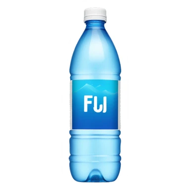 Fiji Water Bott sticker