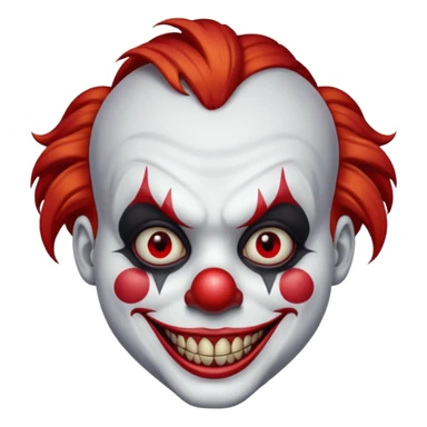 Scary clown  sticker
