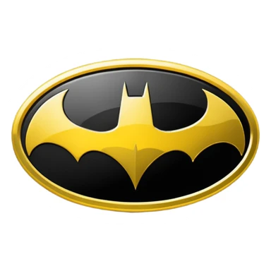 batman logo sticker