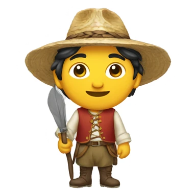 ñiño con cubrevocas sticker