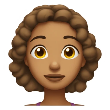 Baddie brown Latina sleeping sticker