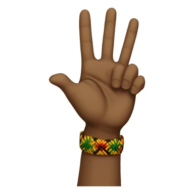 Rastafari Hand Gesture sticker