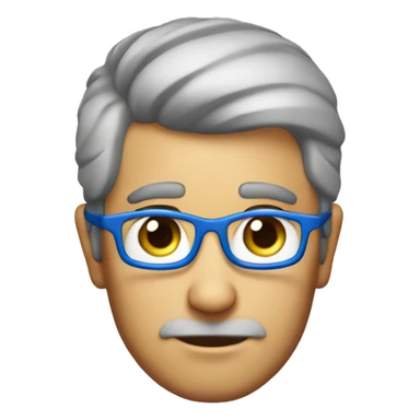 Australian dad with blue halo on top of his head sticker